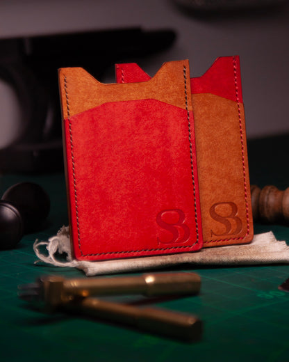 Minimal Card Holder | Minimalist Leather Wallet | EDC